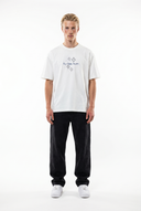 FFB Embroidered Oversized T-Shirt Ecru
