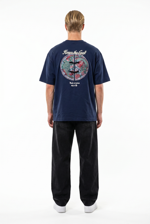 Craft Oversized T-Shirt Navy – Respire
