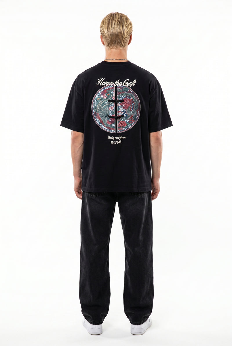 Craft Oversized T-Shirt Black