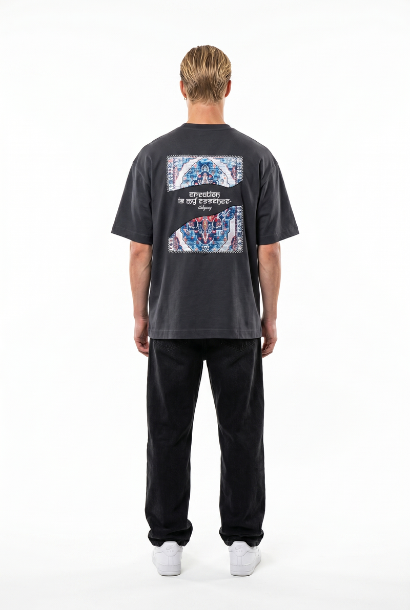 Itsbyzey Oversized T-Shirt Smoked