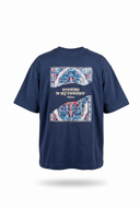 Itsbyzey Oversized T-Shirt Navy