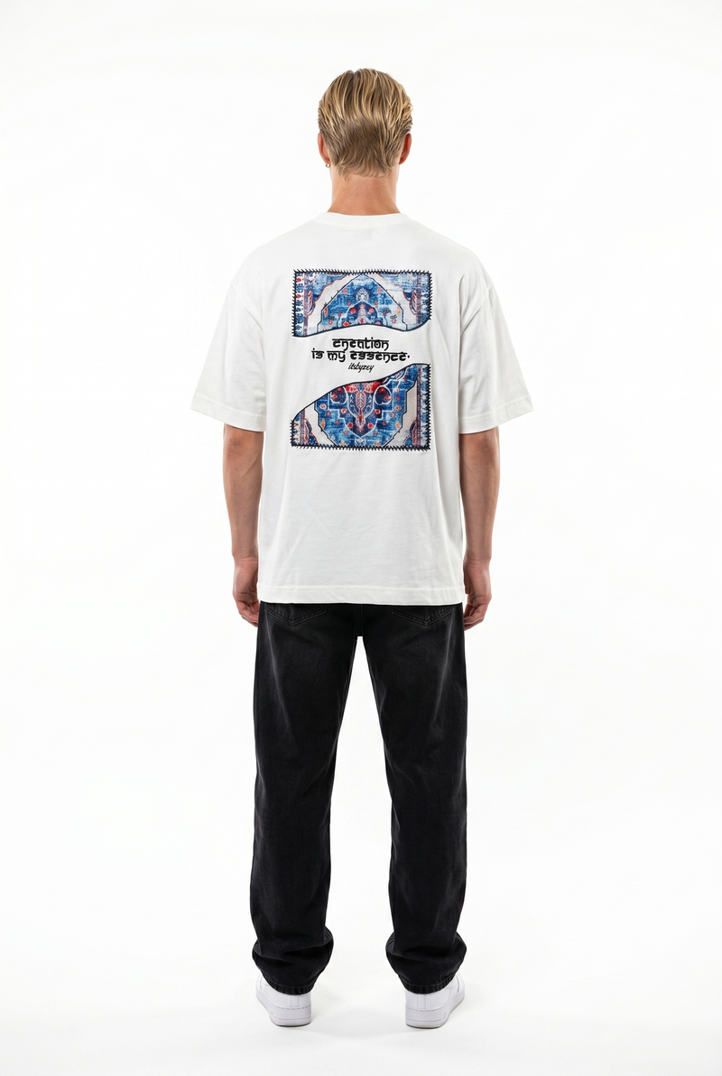 Itsbyzey Oversized T-Shirt Ecru